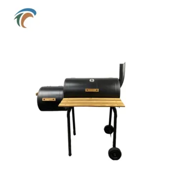 Commercial Smoker Trolley Charcoal Bbq Grill Outdoor Charcoal