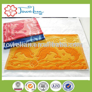 100%cotton jacquard bath mat(serviette de bain/Toalla de bano/Toalha de Banho)