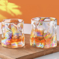 Face Score Glass Jars Candle Cup