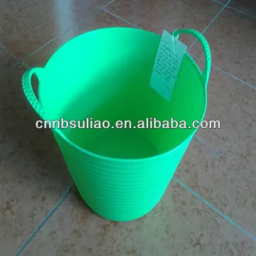 colorful plastic tubtrug,flexible pe tubtrug