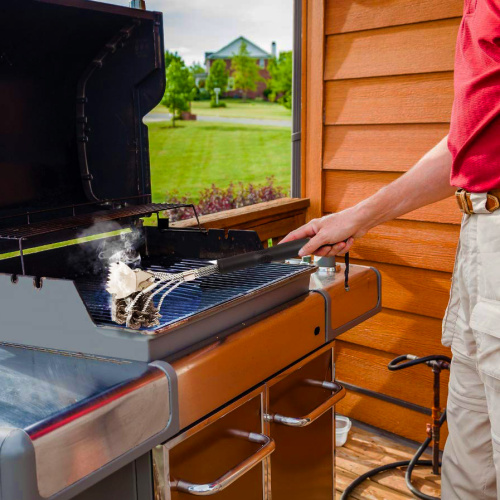 BBQ Cleaning Grill Brush and Scraper