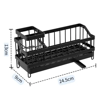 Single-Tier Metal Kitchen Sink Rack