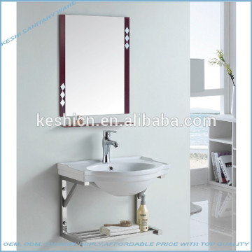 Vanities stainless steel shelf