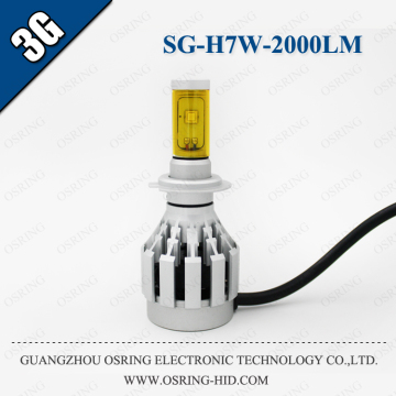 OSRING 3G H7 CAR LED HEADLIGHT 25W 2000LM WATERPROOF IP65 4300K 6500K 8000K H7 LED CAR HEADLIGHT TOP QUALITY