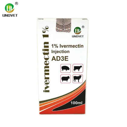Pharma Injectable Dosage 100ml Ivermectin for Injection