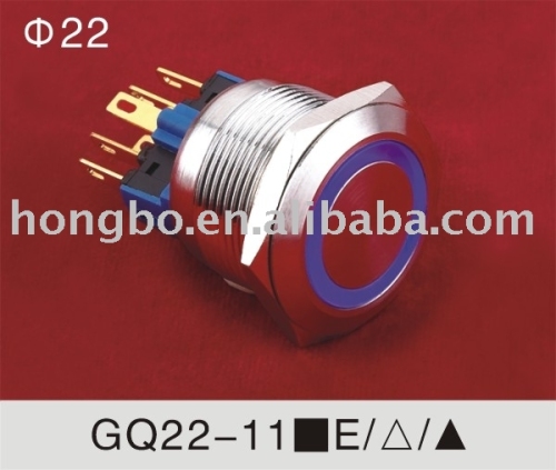 ONPOW GQ22 Series illuminated push-button switches (Dia.22mm)