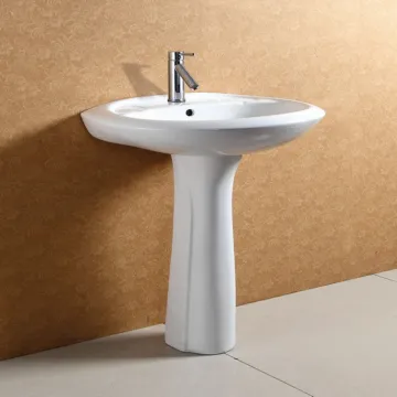 Floor Stand Bathroom Ceramic Basin