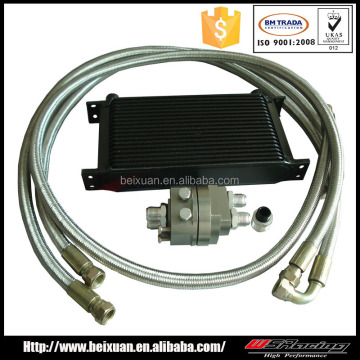 Universal Oil Cooler Kits for Motorcycles: 9, 17, and 25 Row Options