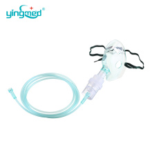 Điều chỉnh oxy đầy đủ mặt nạ oxy nebulizer với ống