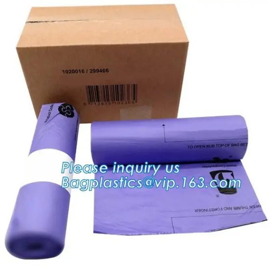 Biodegradable plastic produce bag, biodegradable produce bags on roll, Corn-starch based biodegradable garbage bag