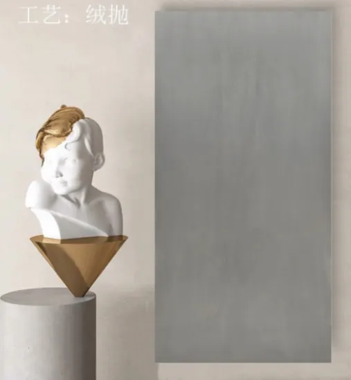 Matte Grey Antique Look Cement Porcelain Hotel Floor Tiles: Luxury 5 Star 600x1200 Collection