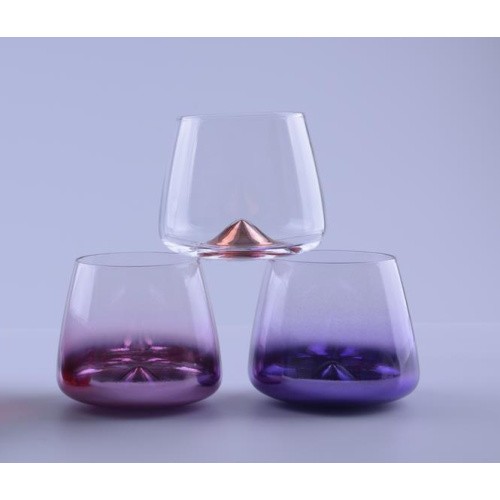 Metallic Colored Decorative Whisky Glass