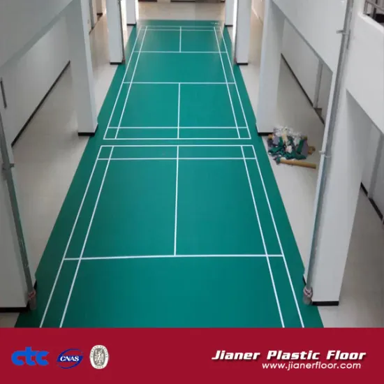 PVC sport flooring for International badminton special floor