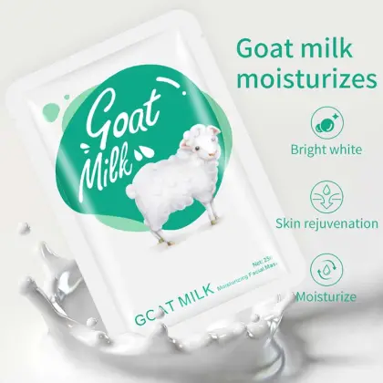 Wholesale Goat Milk Face Mask with Collagen - MOOYAM Facial Cosmetic Mask