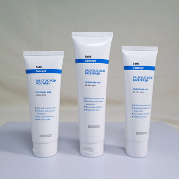 Private Label Fragrance-Free Face Cleanser: Removes Dirt, Oil, Acne with Salicylic Acid for Softening and Smoothing Skin