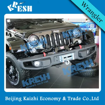 China real manufacture jeep wrangler accessories jeep parts auto parts jeep wrangler front bumper on sale