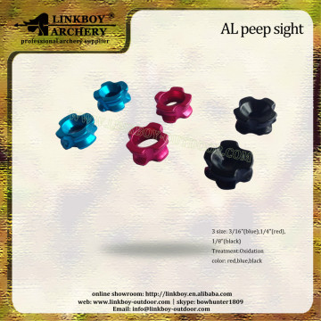 Hot Sale Linkboy LBC006A AL peep sight archery arrow accessories for hunting factory price