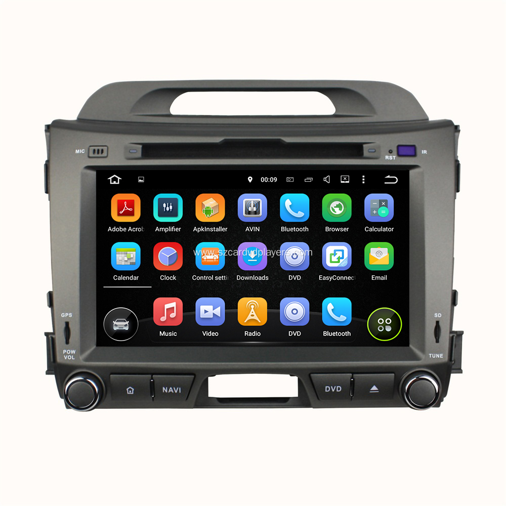 2010-2013 Kia Sportage Android 7.1.1 Aftermarket Radio