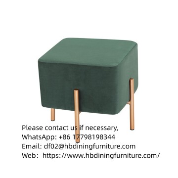 Dining Furniture Cheap Mushroom Stool Velvet Dining Room Dressing Room Fabric Small Stool