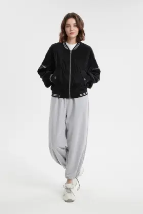 American High Street Embroidery Baseball Uniform Jacket