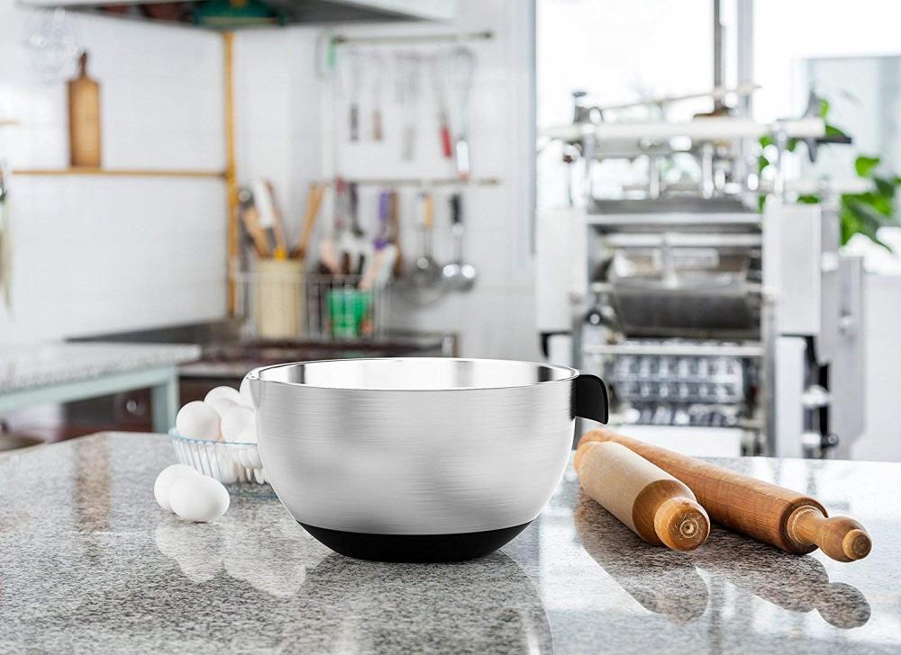 Stainless Steel Mixing Bowl Set with Handles