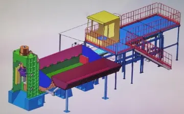 Metal scrap Box Shear Scrap Baler