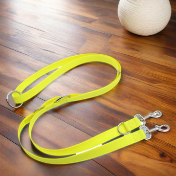 Custom Heavy Duty Dog Leash with PVC Smart Double Hook Buckle