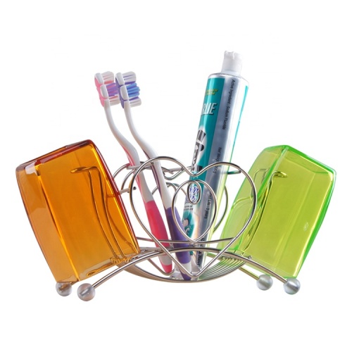 Other Metal Wire Rack Stainless steel family sanity shaver toothpaste toothbrush holder Factory