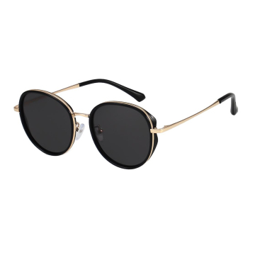 2023 polarisierte Frauen Sonnenbrille: schicke und billige Metall -Sonnenbrille für Damen