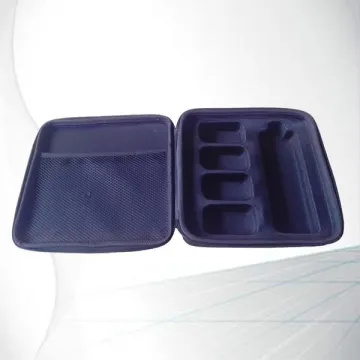 Top quality EVA leather/aluminum/ plastic briefcase with zipper and mesh pocket of custom eva briefcase with customer design