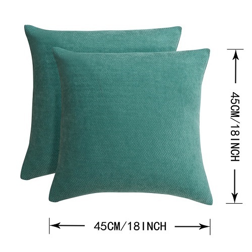 Couvre de coussin carrée carrée Série verte