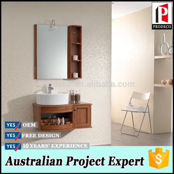 simple designs bathroom vanity set with one side wall hanging cabinet