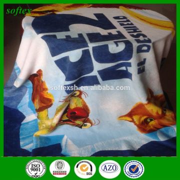 cotton cartoon beach towel round children