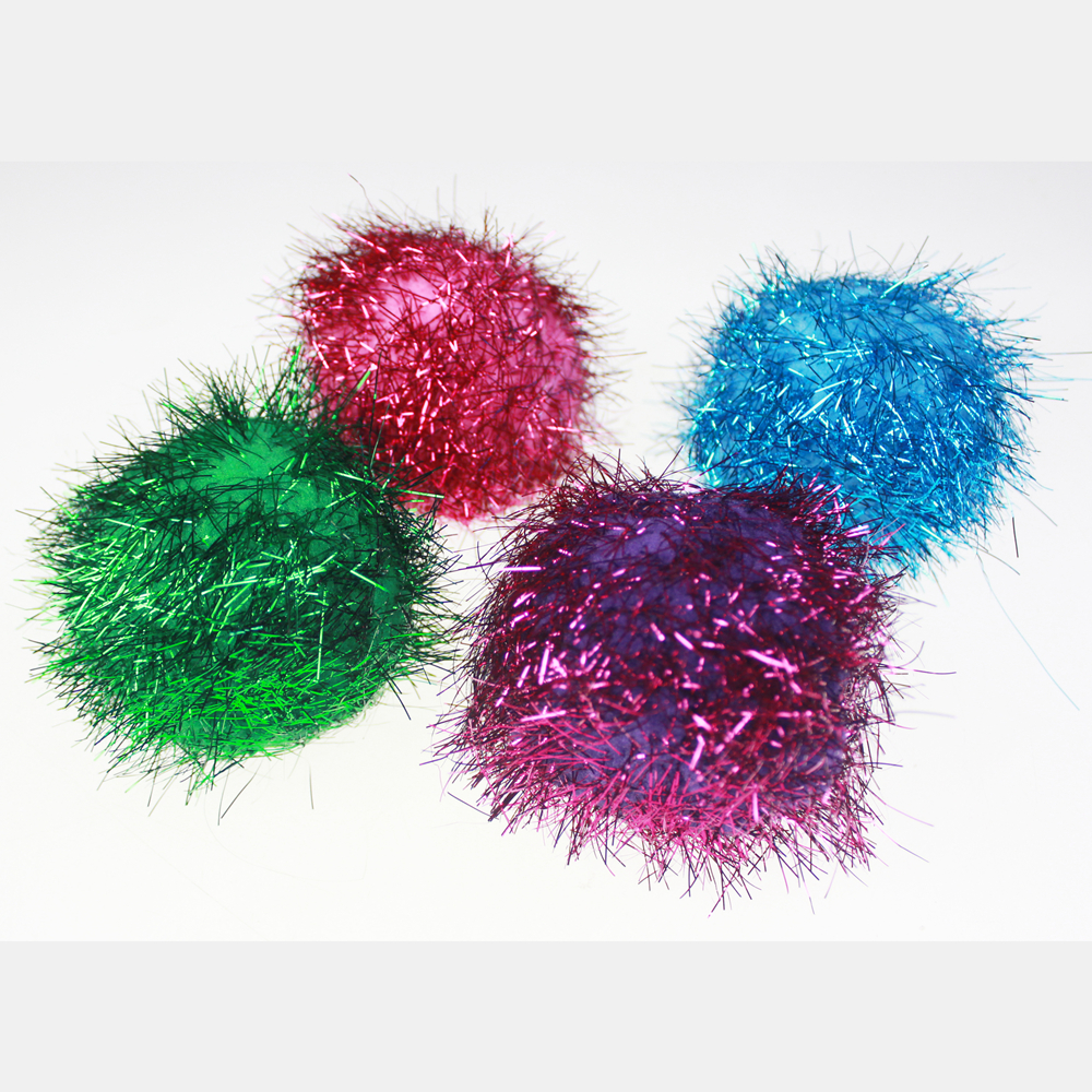 Jumbo glitter pompom for decoration