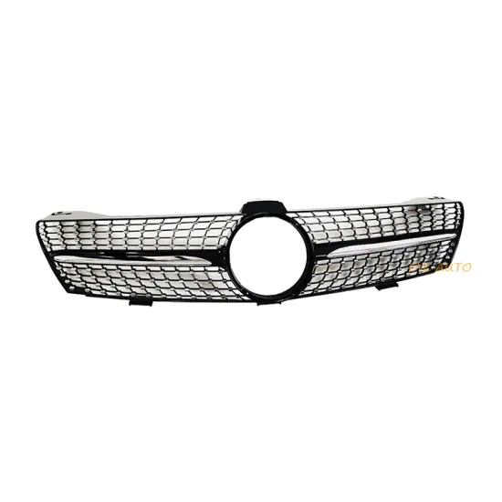 Silver Star Diamond Front Bumper Grill for Mercedes Benz CLS Class W219 2009-2011