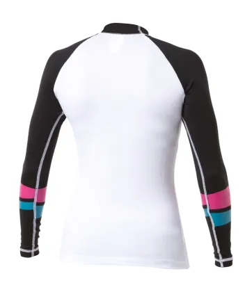Top quality UV protection lycra swiming and breach koral rash guard