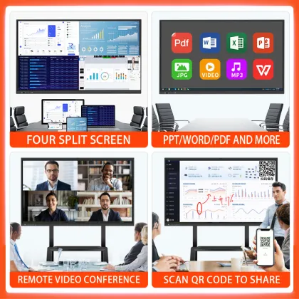 Topnice Smart Whiteboard: Large Screen Electronic Whiteboard for Kids and Meeting Rooms