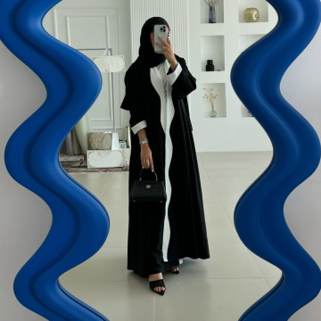 لباس ابای اپن مشکی سفید