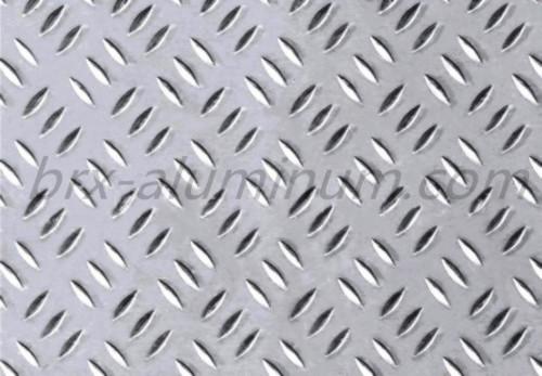Aluminum sheet for three bars tread plate