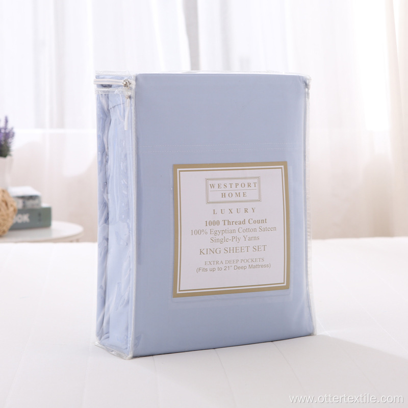 Silky egyptian cotton bedding sets luxury