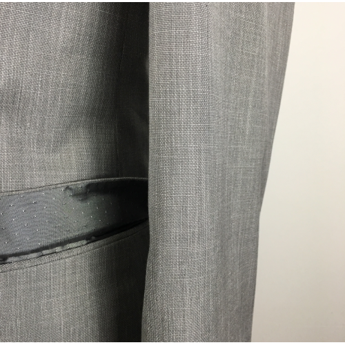 Custom business gray anti-wrinkle modern men's suit