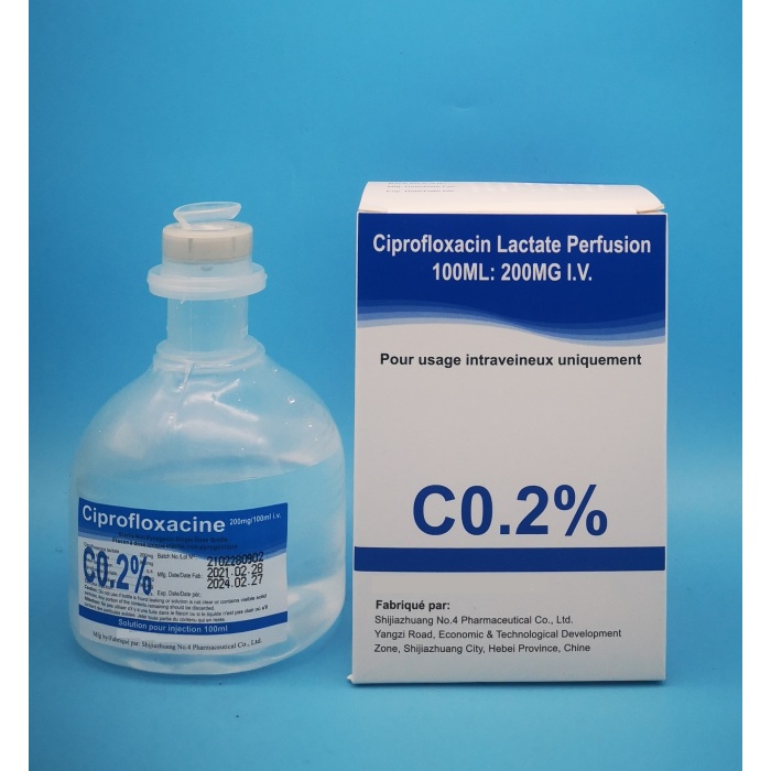 Medicamento anti-infecção para infusão de lactato de ciprofloxacina