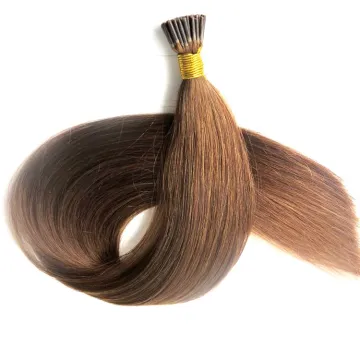 Hot Sell I Tip Hair Wholesale Keratin Pre Boned Full Cuticle Remy Brazilian Hair 24 Inch I Tip Hair Extension