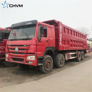 Used SINOTRUK HOWO 8x4 375hp Dump Truck
