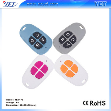 High quality wireless rf 315mhz 433mhz garage door opener remote control