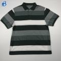 custom multicolor wide striped polo t-shirts