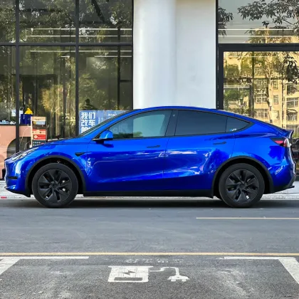 Platinum Klein Blue Car Wrap