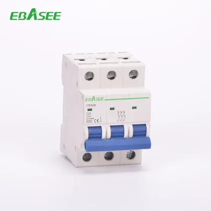 High Quality EBASEE Brand 12V DC Miniature Circuit Breaker MCB - OEM