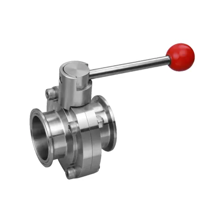 sanitary butterfly valve ferrule end butterfly valve
