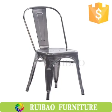Wholesale Stacking Industrial Metal Tabouret Vintage Bistro Chair